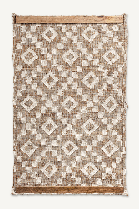   Geometric Pattern Jute Wall Decor | Oroa.com