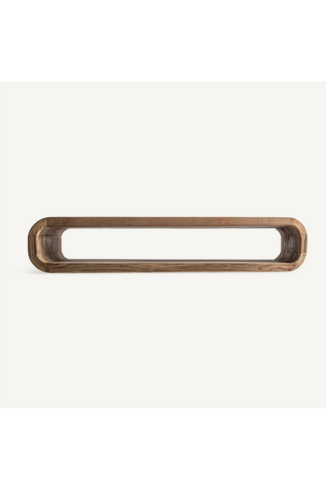   Natural Teak Curved Coffee Table | Oroa.com