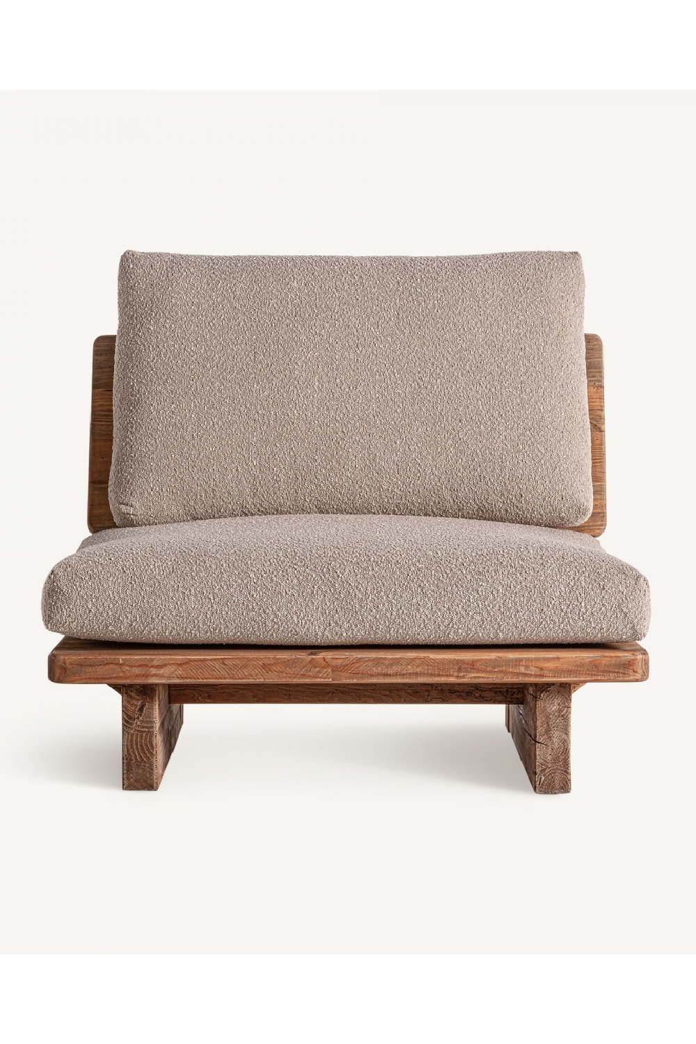   Padded Pine Lounge Chair | Oroa.com
