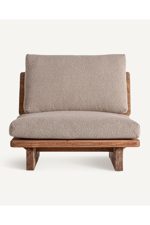   Padded Pine Lounge Chair | Oroa.com