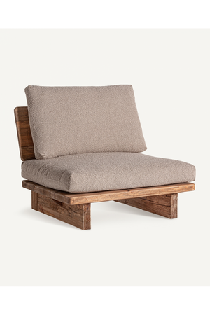   Padded Pine Lounge Chair | Oroa.com