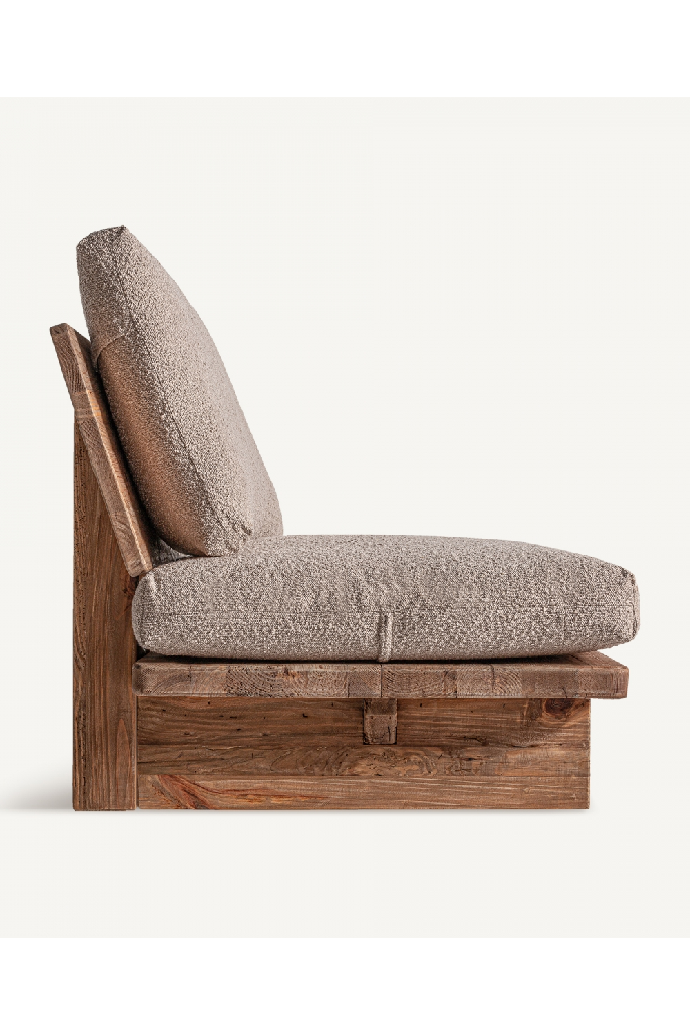   Padded Pine Lounge Chair | Oroa.com