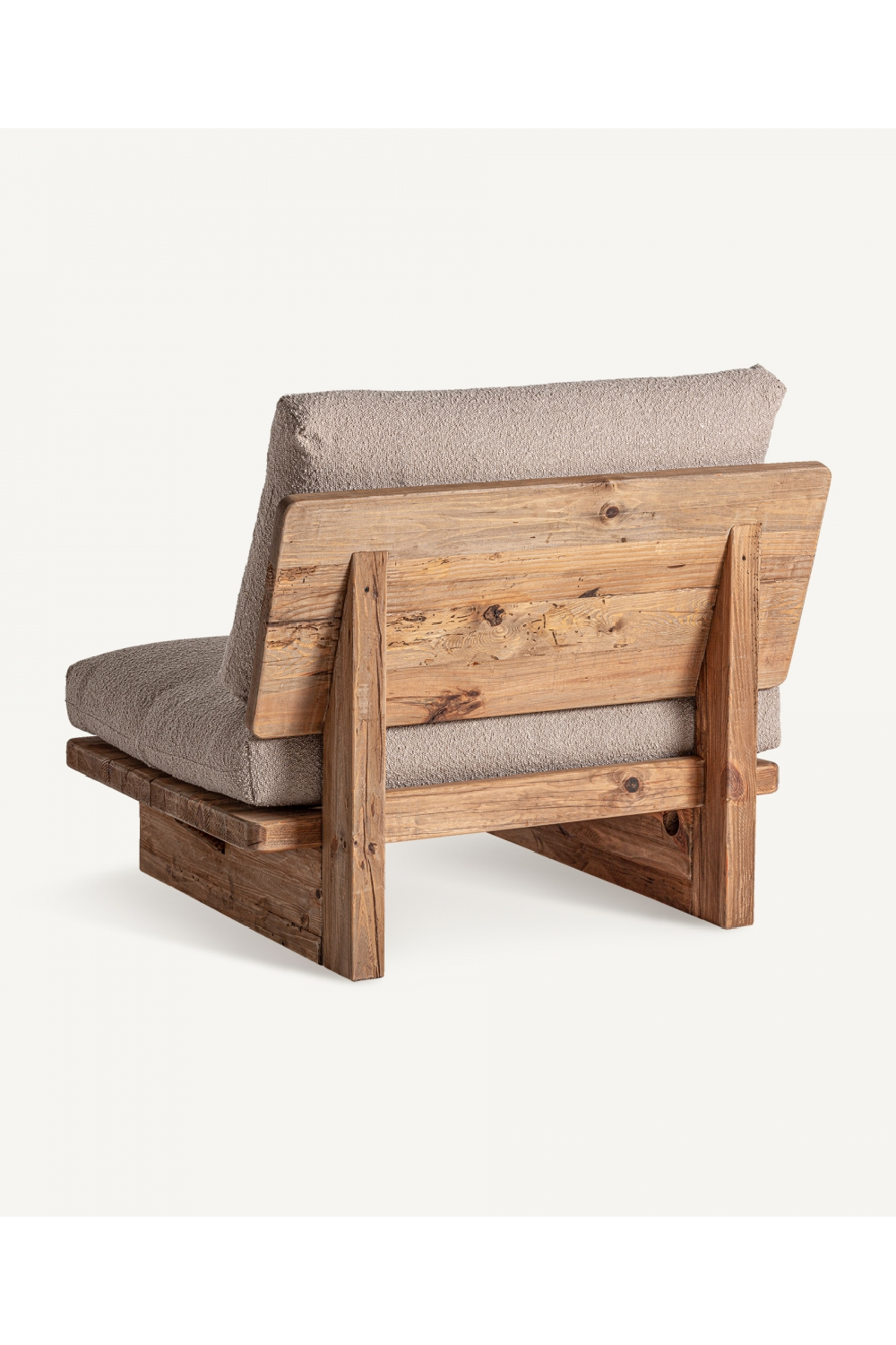   Padded Pine Lounge Chair | Oroa.com