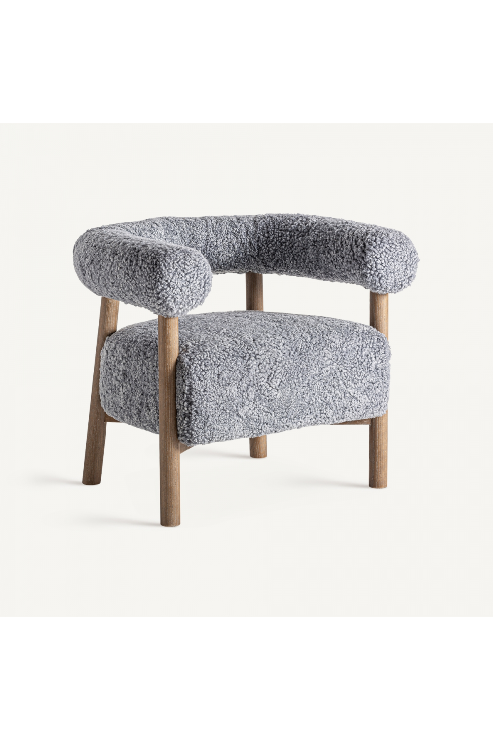   Gray Upholstered Armchair | Oroa.com