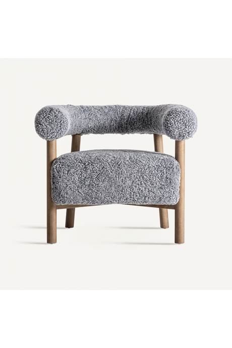   Gray Upholstered Armchair | Oroa.com