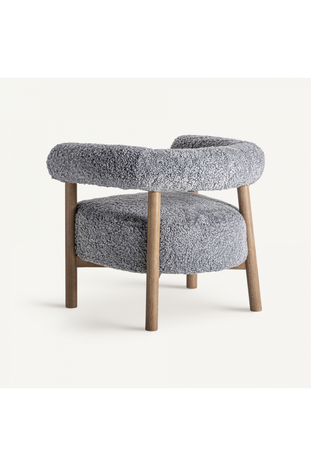   Gray Upholstered Armchair | Oroa.com