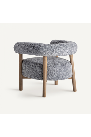   Gray Upholstered Armchair | Oroa.com