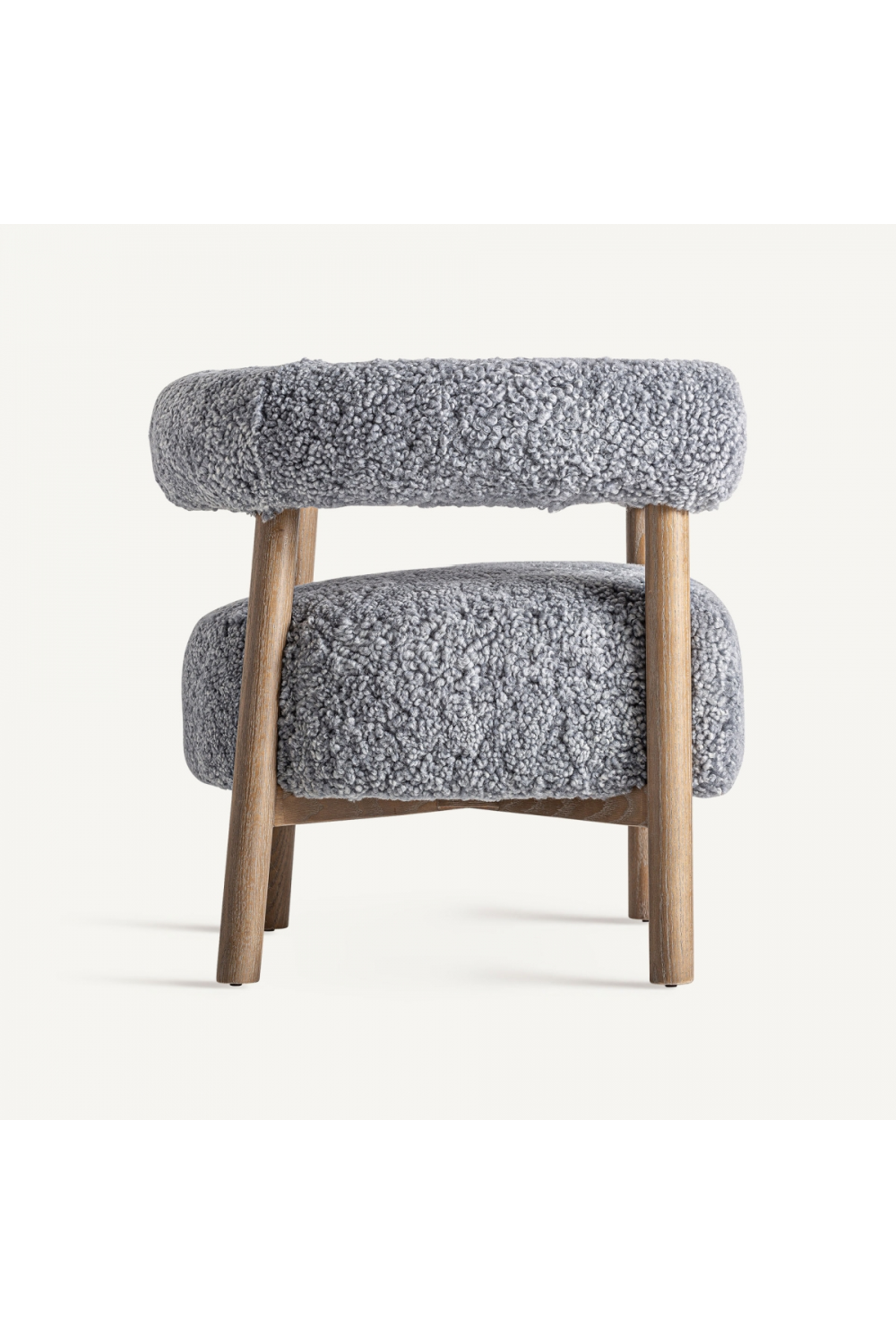   Gray Upholstered Armchair | Oroa.com