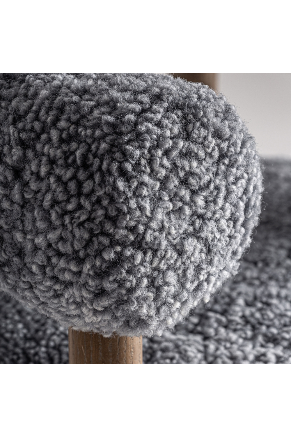   Gray Upholstered Armchair | Oroa.com