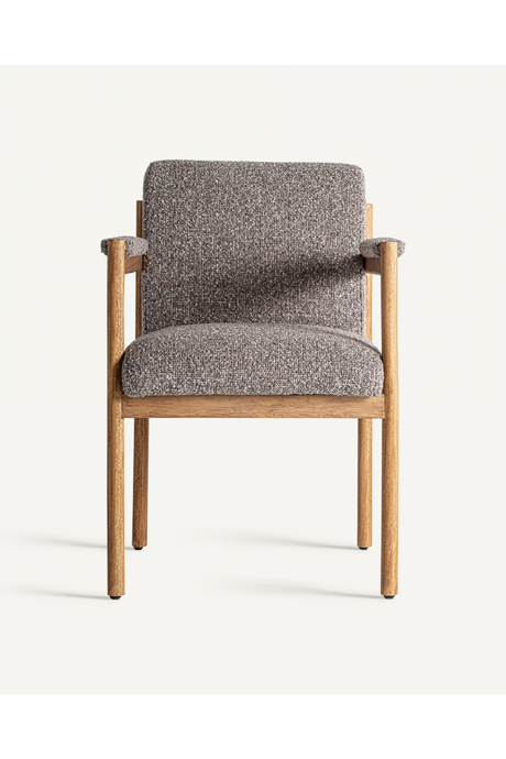   Gray Padded Accent Armchair | Oroa.com