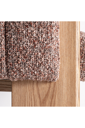   Brown Curved Accent Chair | Oroa.com
