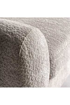   White Velvet Chunky Armchair | Oroa.com