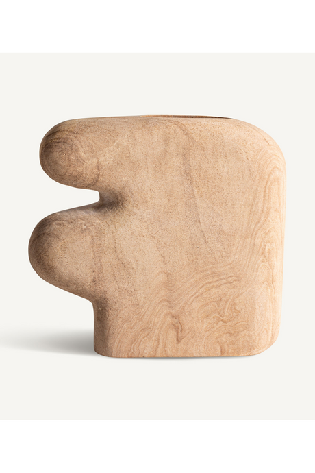   Brown Marble Contemporary Vase M | Oroa.com