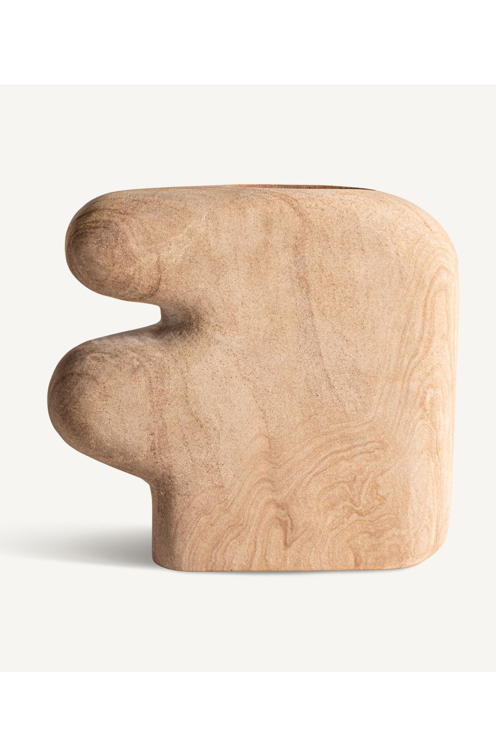   Brown Marble Contemporary Vase S (2) | Oroa.com