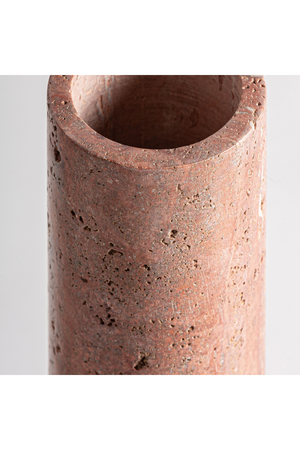   Pink Marble Cylindrical Vase | Oroa.com