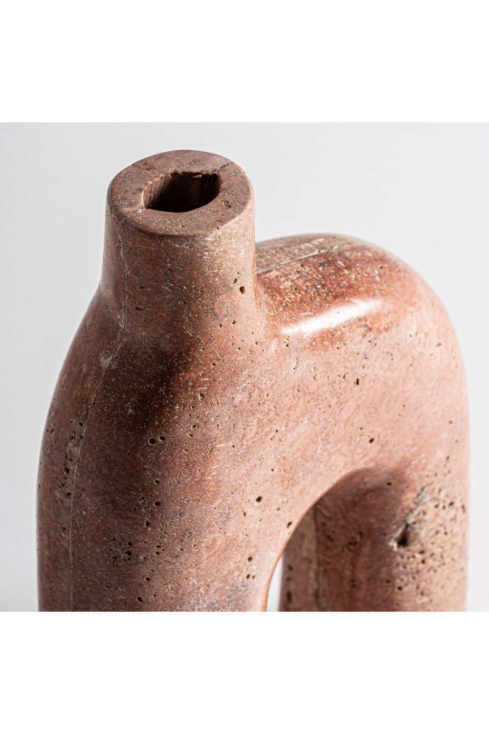   Pink Marble Arched Vase | Oroa.com