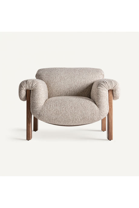   Pine Framed Upholstered Armchair | Oroa.com