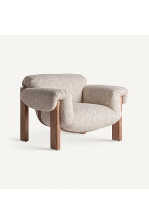   Pine Framed Upholstered Armchair | Oroa.com