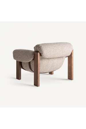   Pine Framed Upholstered Armchair | Oroa.com