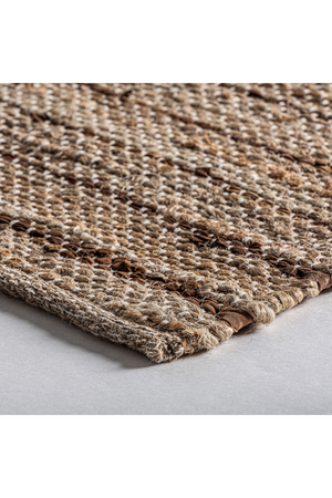   Jute And Leather Carpet 11'5" X 8' | Oroa.com