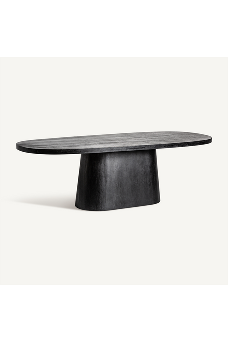   Black Mango Wood Dining Table | Oroa.com