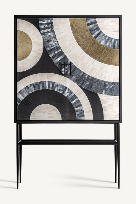   Patterned 2-Door Cabinet | Oroa.com