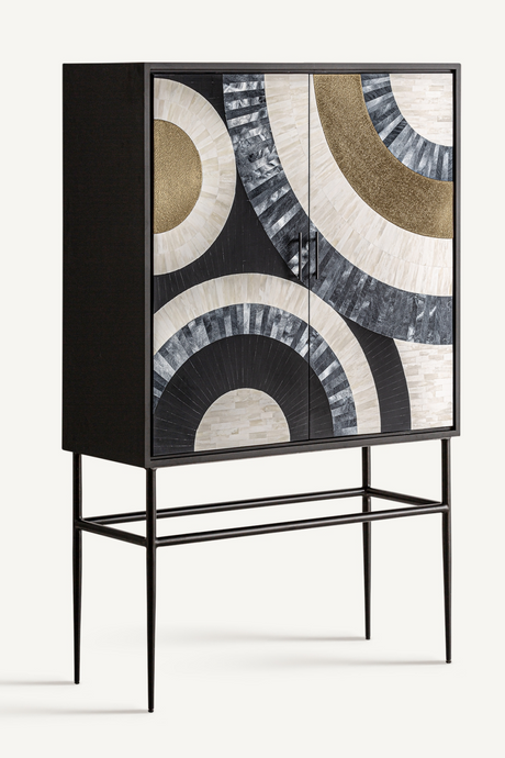   Patterned 2-Door Cabinet | Oroa.com