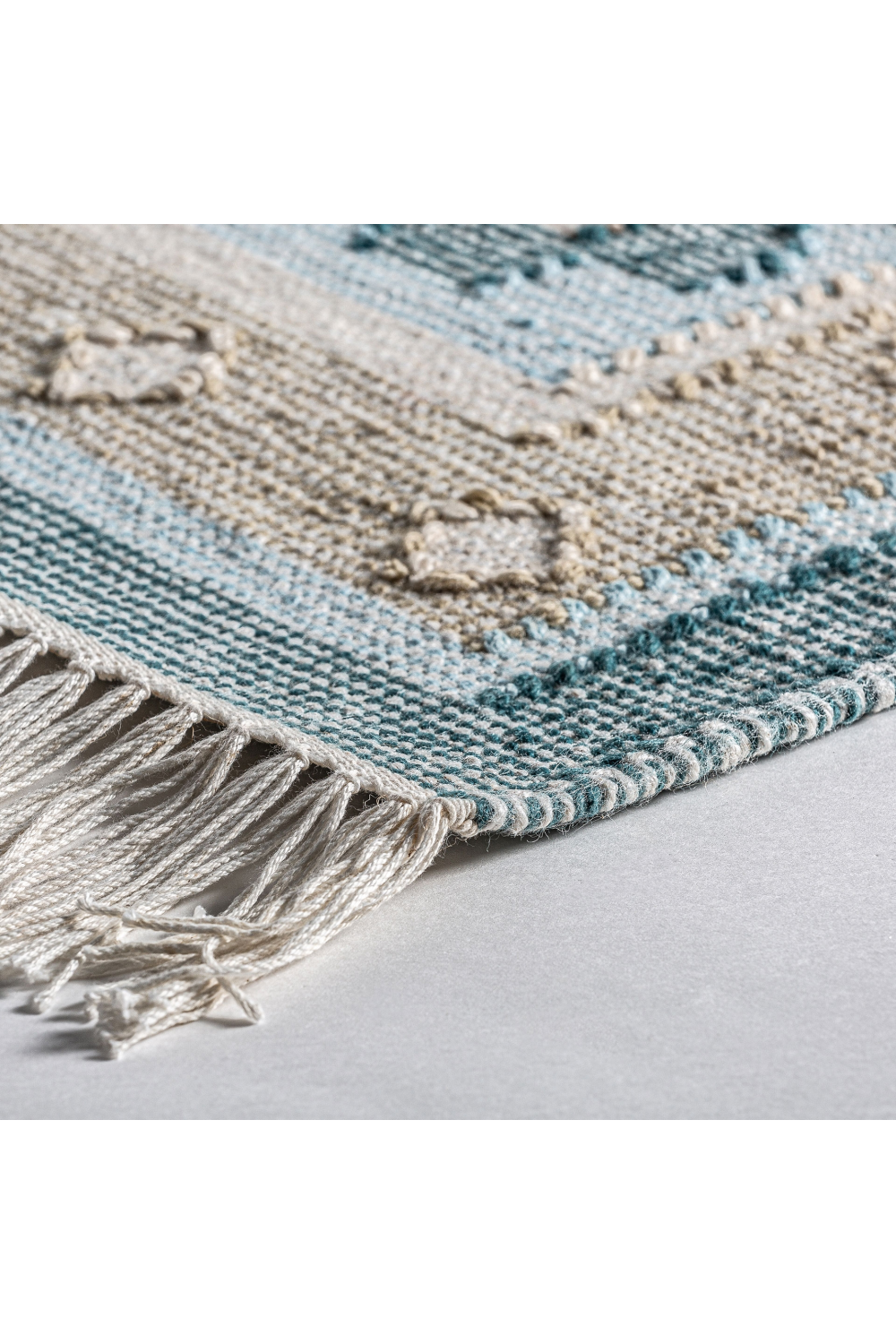   Blue Patterned Area Rug 11' x 8' | Oroa.com