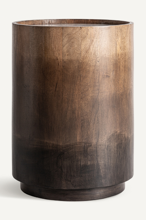   Mango Wood Cylindrical Side Table | Oroa.com