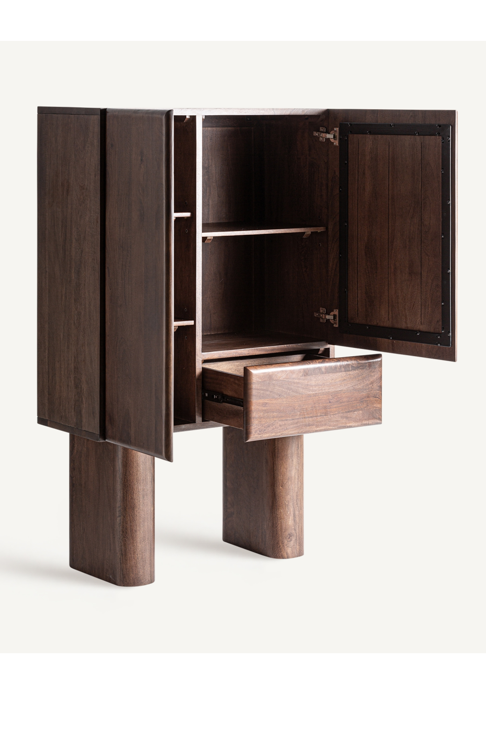   Brown Wooden Contemporary Cabinet | Oroa.com