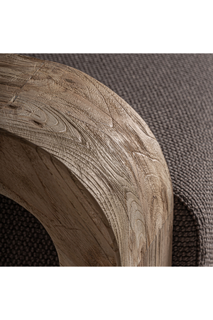   Brown Padded Armchair | Oroa.com