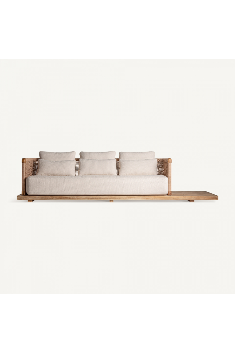   Teak Platform Outdoor Sofa | Oroa.com