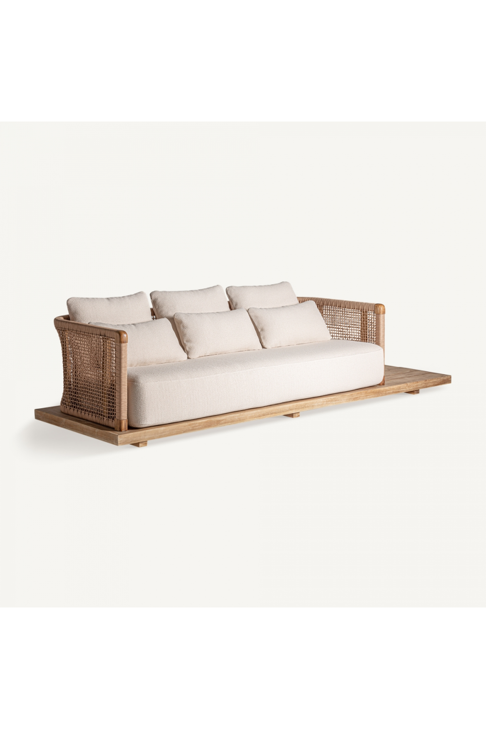   Teak Platform Outdoor Sofa | Oroa.com