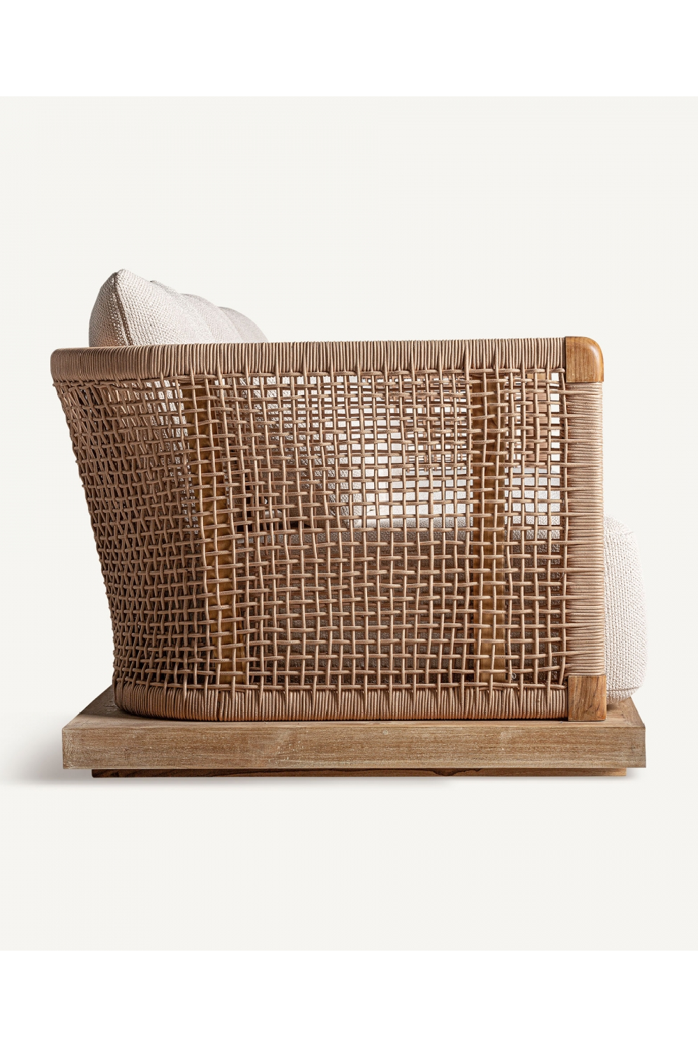   Teak Platform Outdoor Sofa | Oroa.com