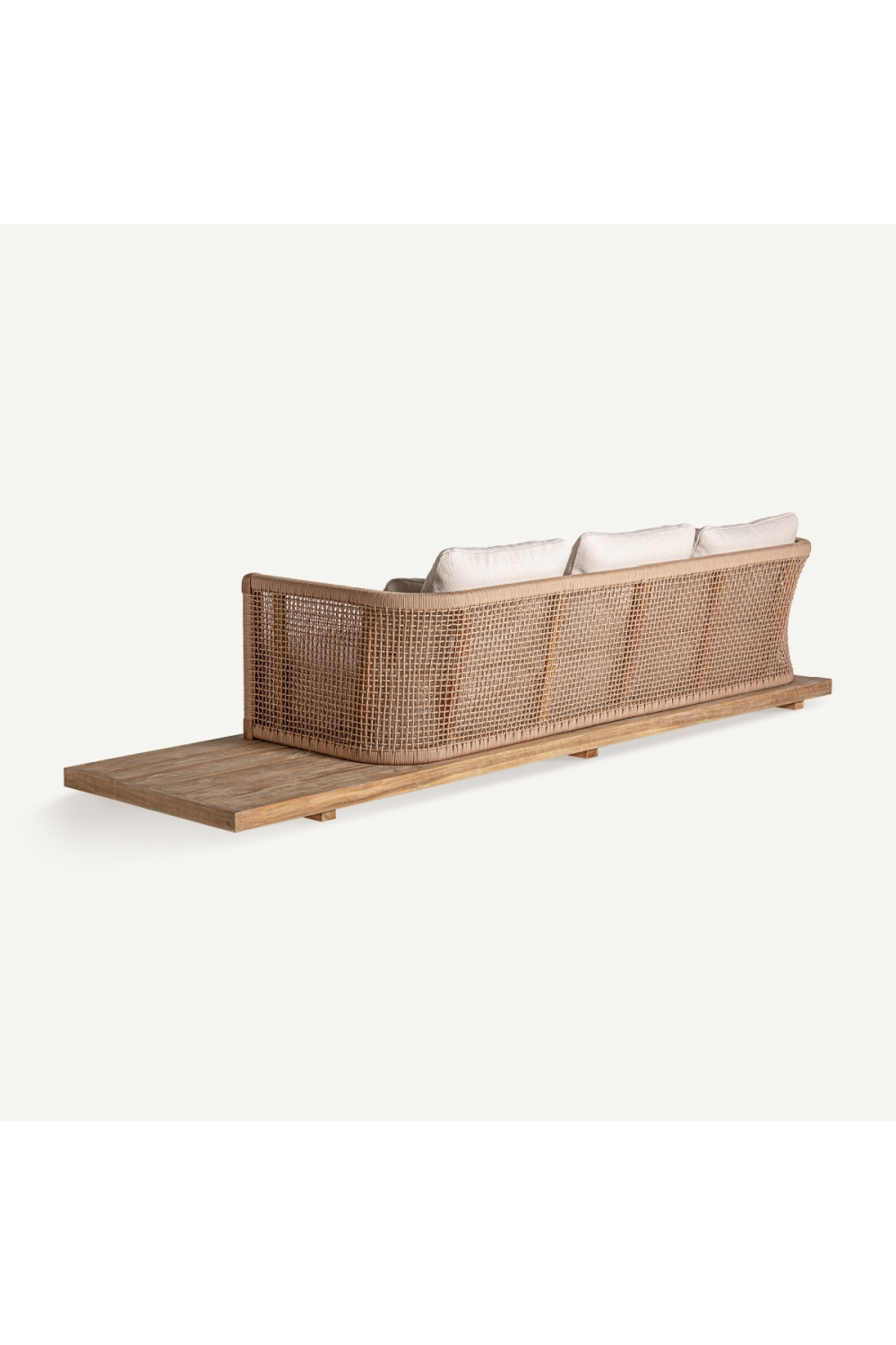   Teak Platform Outdoor Sofa | Oroa.com