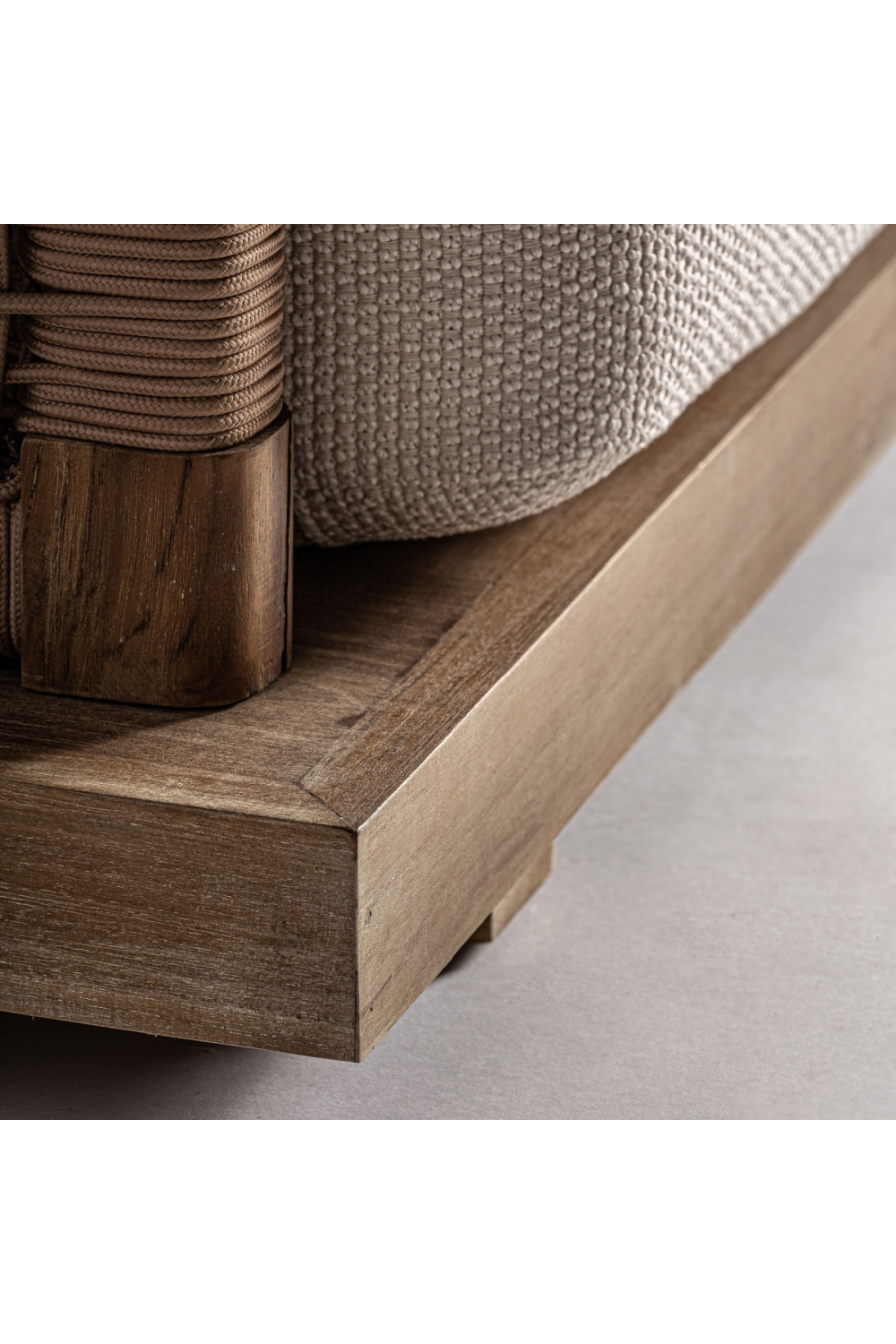   Teak Platform Outdoor Sofa | Oroa.com