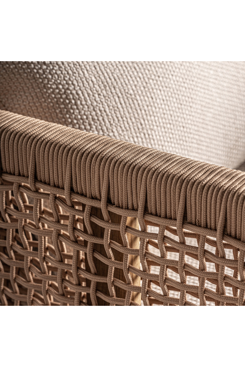   Braided Rope Lounge Armchair | Oroa.com