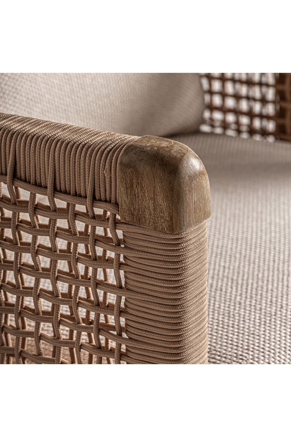   Braided Rope Lounge Armchair | Oroa.com