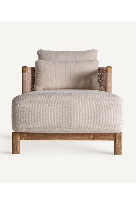   Rope Back Outdoor Chaise Longue | Oroa.com