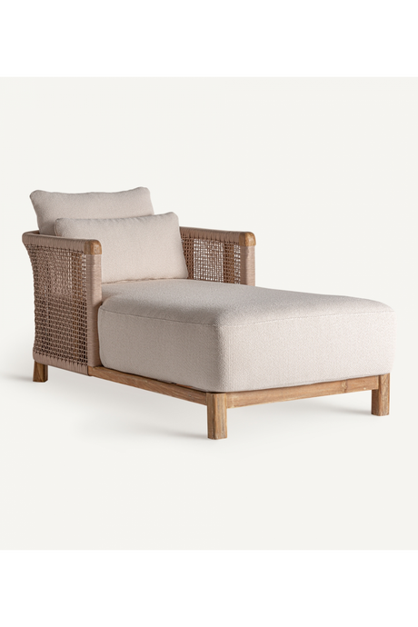   Rope Back Outdoor Chaise Longue | Oroa.com