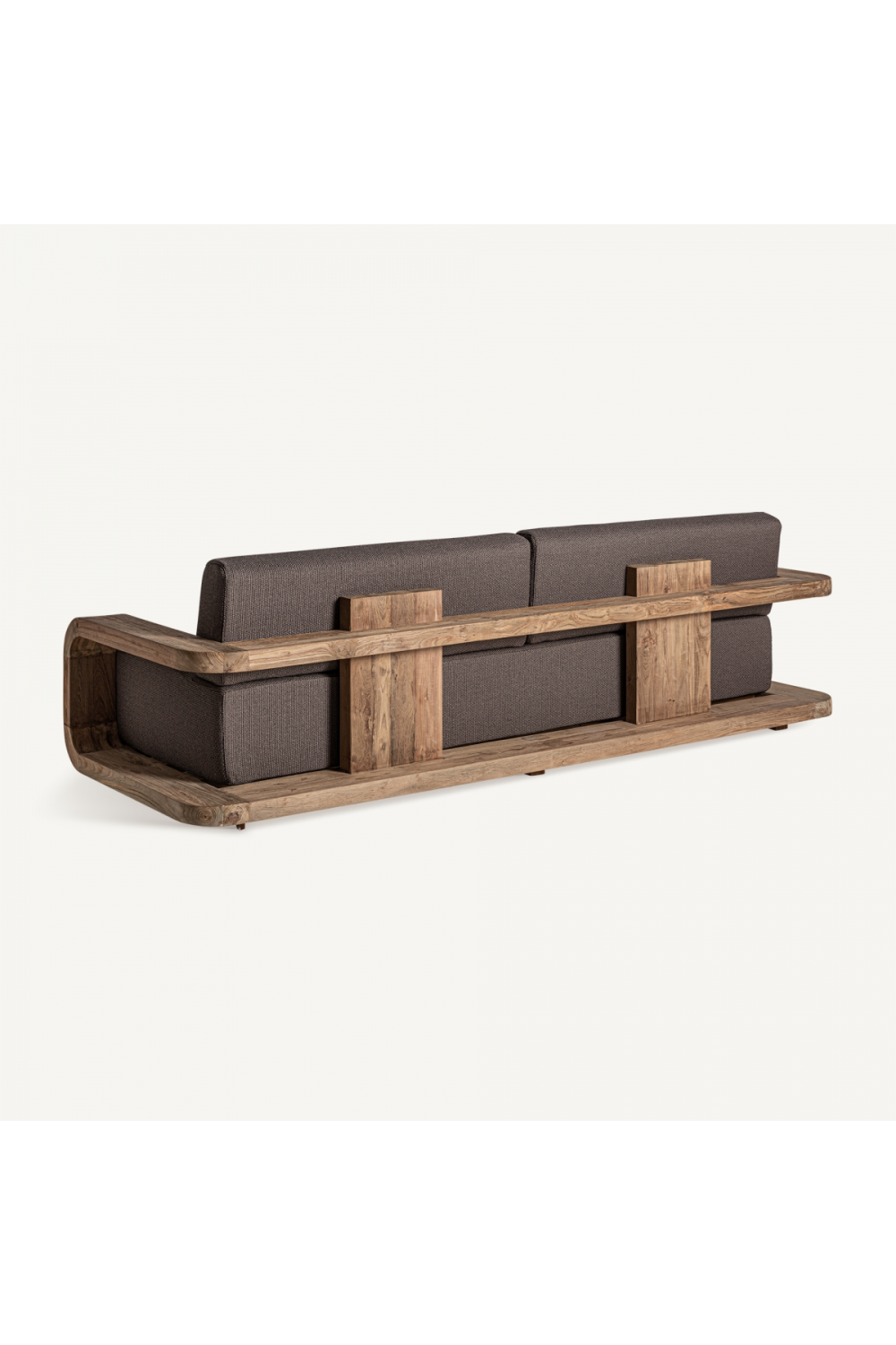   Teak Curved Outdoor Sofa | Oroa.com