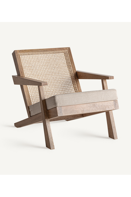   Mango Wood Inclined Armchair | Oroa.com