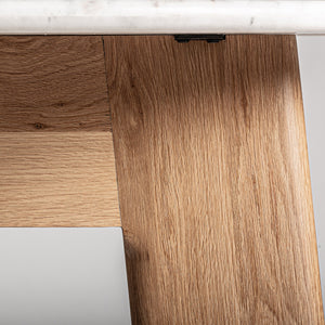   Modern European furniture - White Marble Round Dining Table - www.oroa.com | Oroa.com