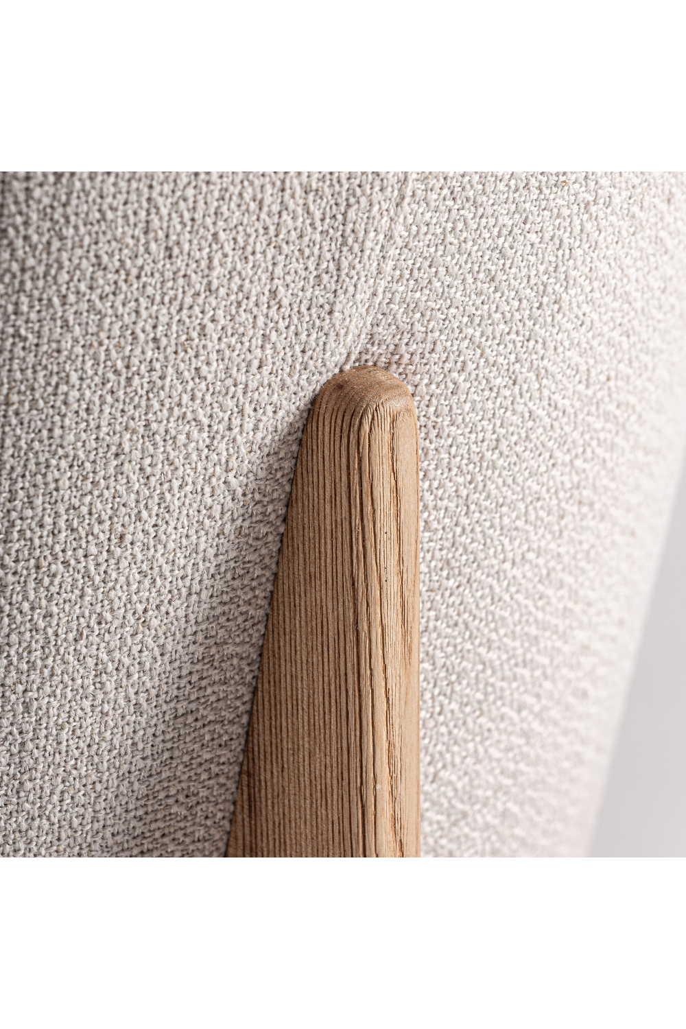   Beige Oak Curve Dining Chair | Oroa.com
