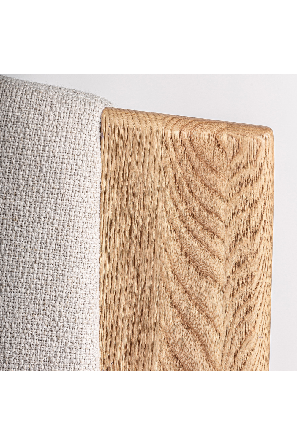   Beige Oak Curve Dining Chair | Oroa.com