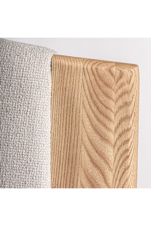   Beige Oak Curve Dining Chair | Oroa.com