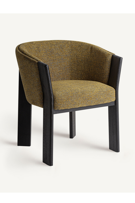   Black Oak Curve Dining Chair | Oroa.com