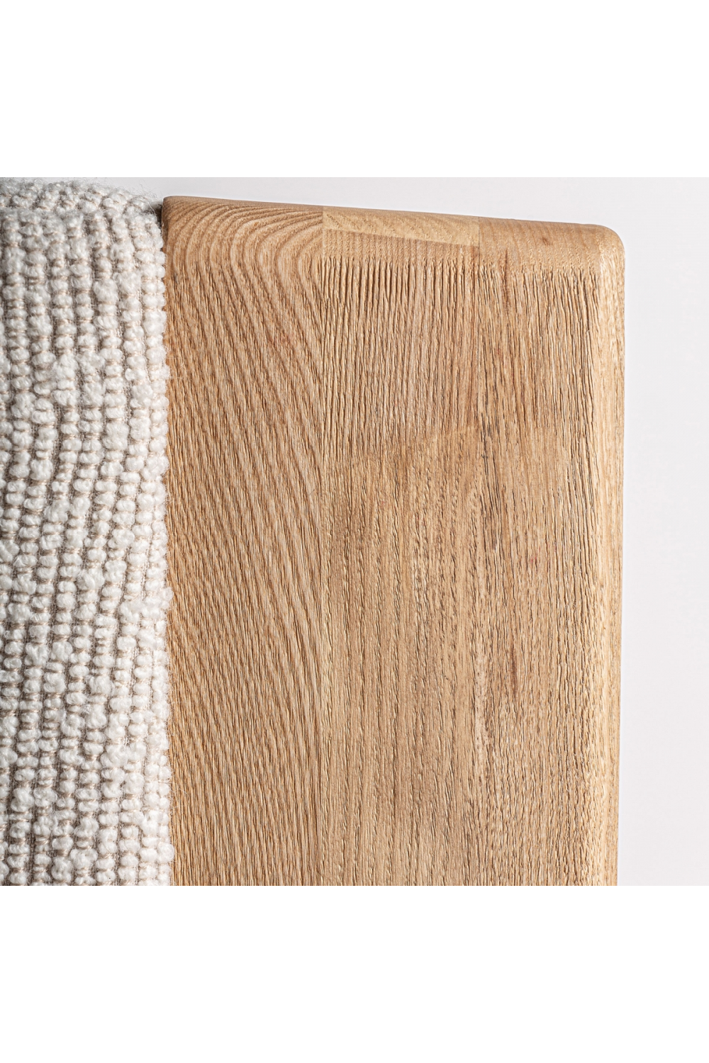   Natural Oak Frame Padded Armchair | Oroa.com