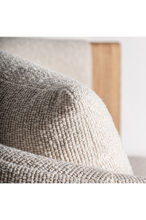   Natural Oak Frame Padded Armchair | Oroa.com