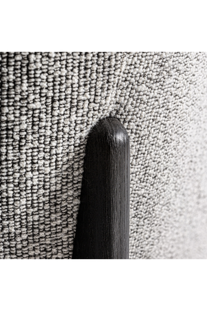   Black Oak Frame Padded Armchair | Oroa.com